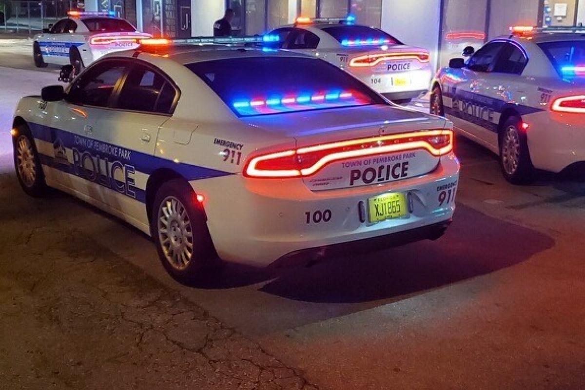 Pembroke Park Police on a call