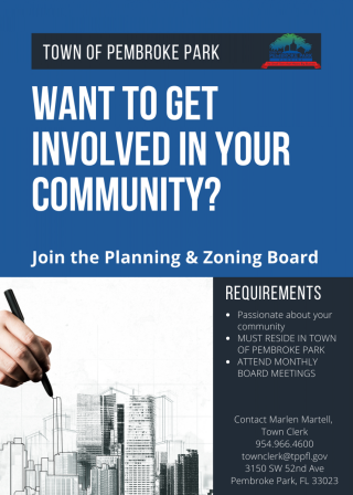 Need Planning & Zoning Board Members