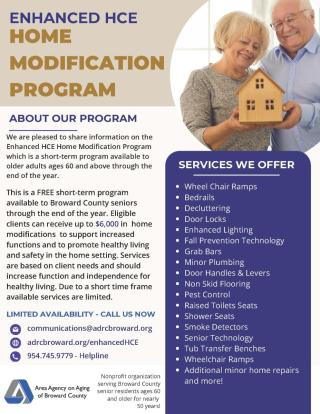 Home Modification Program for Seniors